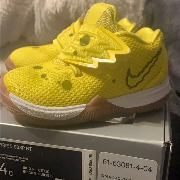 new kyrie spongebob shoes